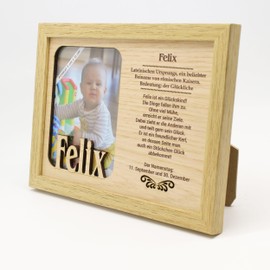 Felix Wooden Picture Frame Decorative Pictures with Frame Photo Frame Standing and Hanging for Your Home Picture Frame Decoration Photography Photo Picture Portrait Portrait