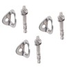 3Pair Rock Climbing Bolt Hanger Stainless Steel Climbing Anchor for