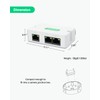 LINOVISION Mini 2-Port POE Extender, Extend Power Over Ethernet Up