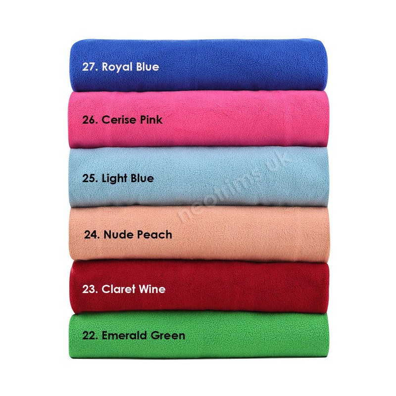 Polar Fleece Fabric Material Super Soft Handle,37 Colors,Anti Pill Test