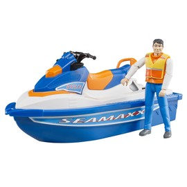 Bruder 63150 Personal Water Craft with Driver Scaled Model Vehicles, Multi-Colour, One Size