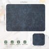 Placemats and Coasters Set of 4, PU Leather Heat-Resistant Table