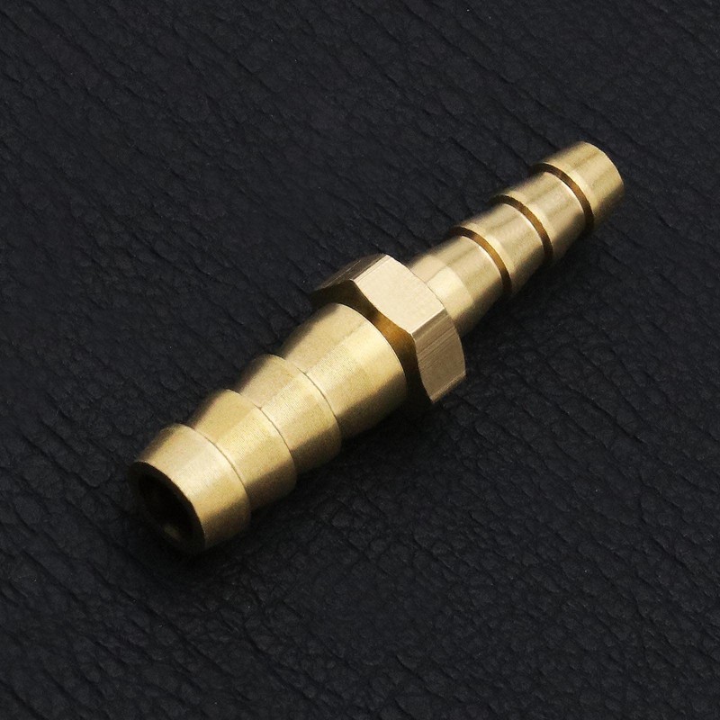 Hose Connector Reducer Brass Beard Straight Connector 8mm to 6mm