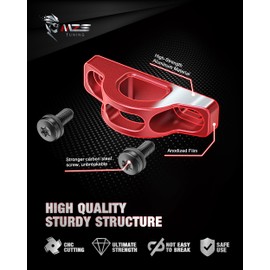 MZS Tie Down Hooks Truck Bed Anchors Inner Rope Points Hook Assembly Compatible with 2017-2026 F250 F350 Super Duty / 2017-2019 F450 F550, Replace HC3Z-9900064-AA, Red, Pack of 2