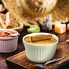 Ramekins with Lids 8 Oz - Set of 6, Ceramic