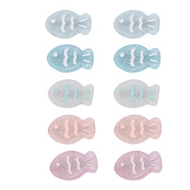 AMPOSSTO 10PCS Fish Hair Clips for Women Girls Small Hairpins Cute Barrettes Hair Accessories Mixed Color
