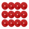 12PCs Round Reflector Red Reflective Sticker Waterproof Signal Warning for
