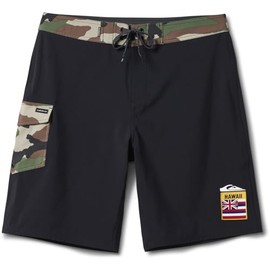 Quiksilver - Mens Surfsilk Hawaii 20 Boardshort, Color Black, Size: 36