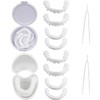 2 Pairs Instant Veneers Dentures, False Teeth Clip in Teeth