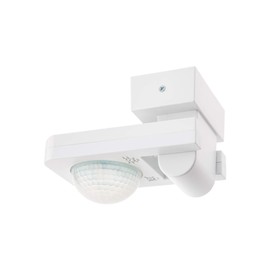 Huber Motion 6 360° Motion Detector, Highly Sensitive with 3 Sensors and Matrix Lenses, Includes Sneak-by Guard and Range Limitation, also for Corner Mounting, white