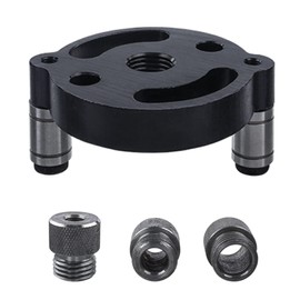 Yakamoz Self Centering Dowel Jig Kit Woodworking Straight Hole Drill Locator with 6/8/10 mm Locating Pin Drilling for DIY Woodworking & Punching Holes in Boards.