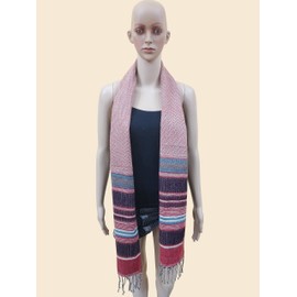 Rastogi Handicraft Wool Scarf Long Scarf Winter Thick Warm Knitted Large Muffler Scarf for Men Women Girls 71 x 13 Inches, red