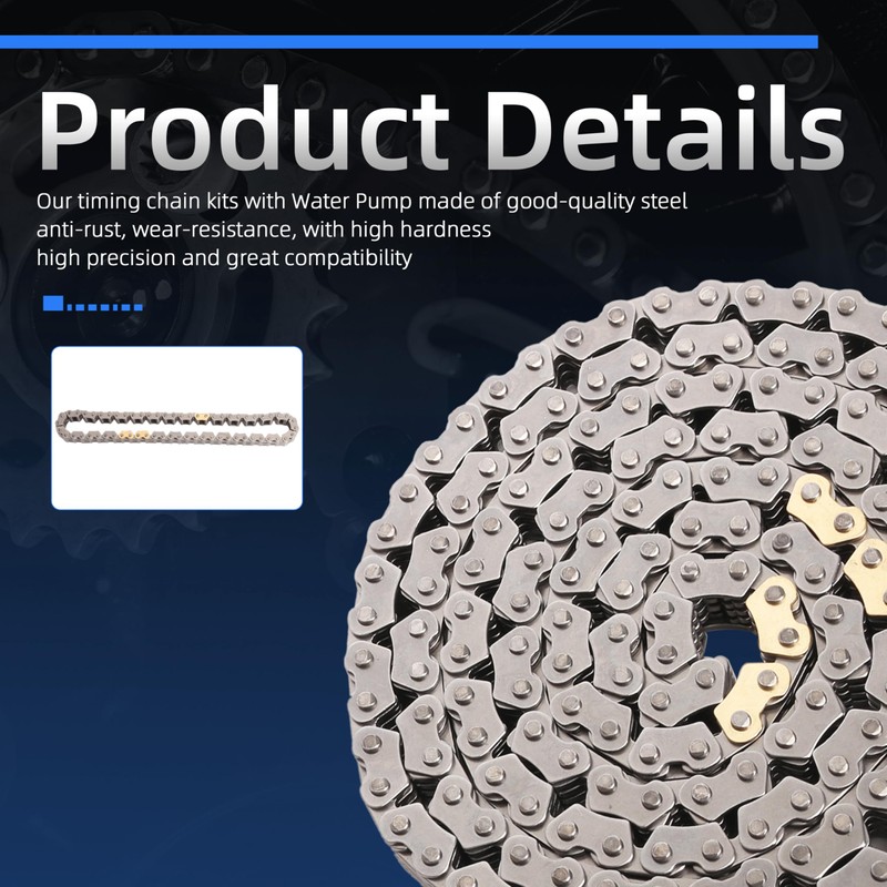 Loautong 2.4L Timing Chain Kit with Water Pump for Honda