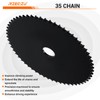 RZEOZU DIY Steel Go Kart Sprocket 35 Chain 60 Tooth