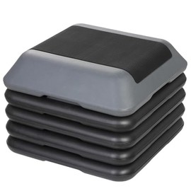 Venbytech for 16''×16'' Workout Aerobic Stepper Exercise Platform Nonslip with 4 Risers