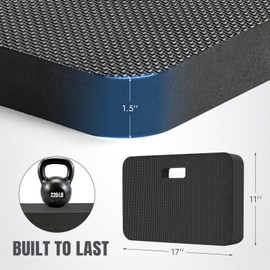 INNO STAGE Extra Thick Kneeling Pad, Large knee cushions Waterproof, Soft & Supportive Foam Knee Pads for Gardening, Baby Bathing, Mechanic, Yoga, Exercise & Workout Supplies