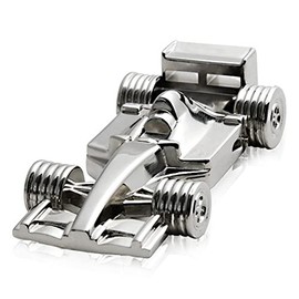 Ulticool Racing Car 16 GB USB Car Flash Pen Drive - Race Car Memory Stick Data Storage - Memory Stick - Silver Metal