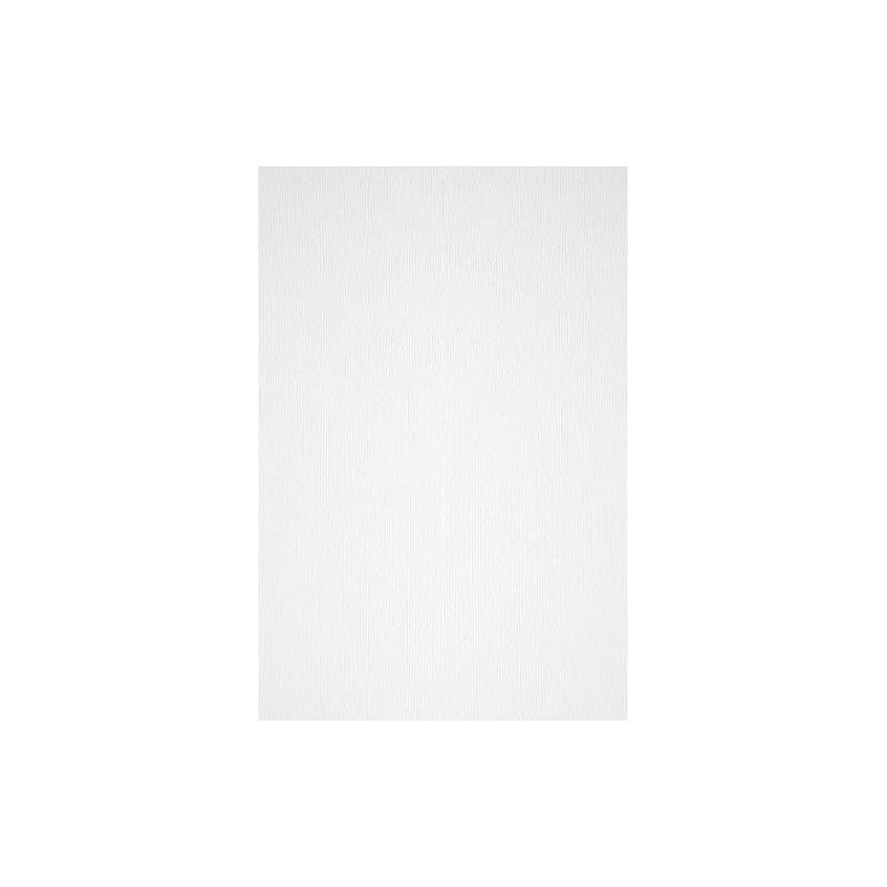 10 x Natural White Embossed Cardboard with Lines DIN A4
