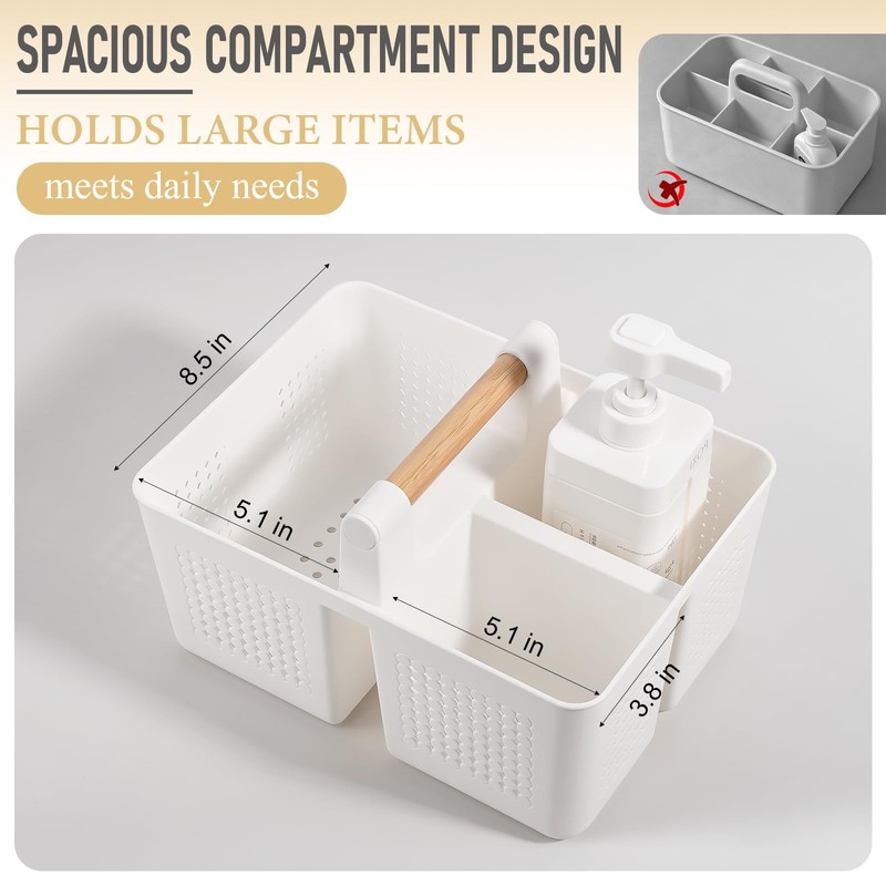 JiatuA Shower Caddy Basket Portable Caddy Organizer with Handle Cleaning