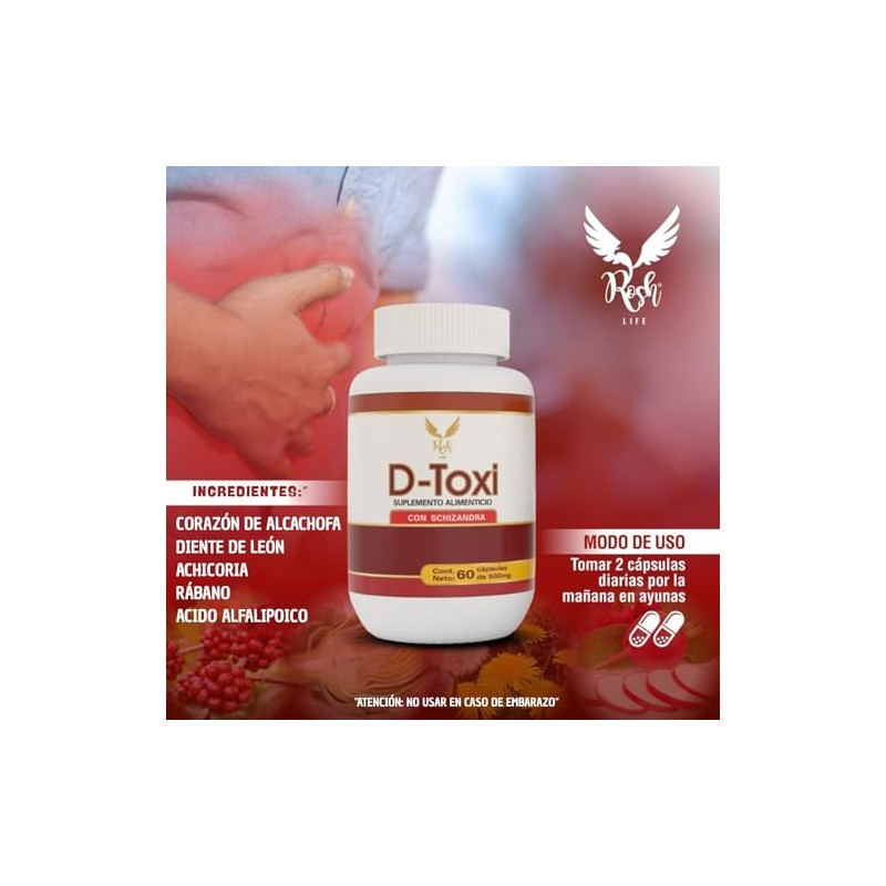 Suplemento para Higado | 100% natural | Frasco de 60