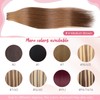 MioYio Invisible Tape in Hair Extensions Human hair 100% Remy