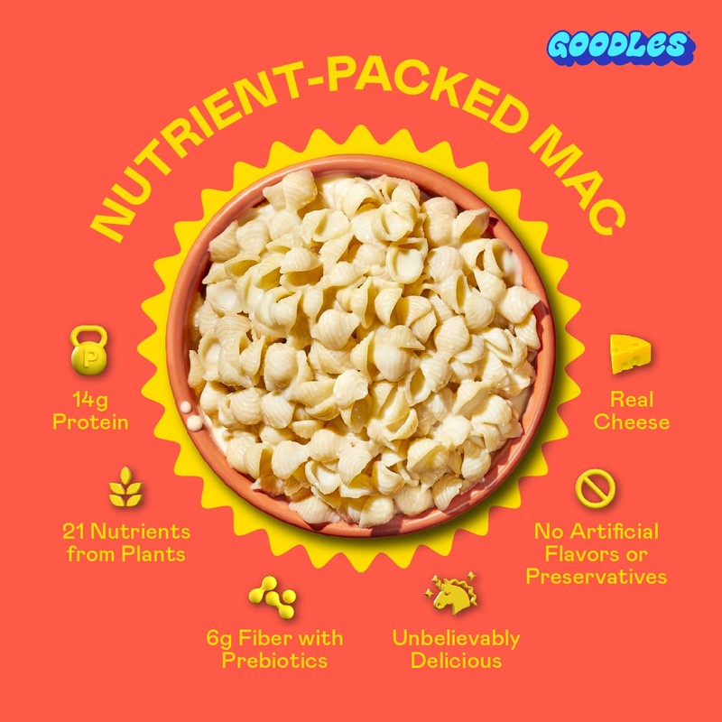 Goodles Shella Good Mac & Cheese 4 Pack, 6oz -