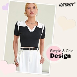 LEACOOLKEY 2 Pack Women Leather Belt for Jeans Fashion Ladies Belts for Pants Dresses With Gold Buckle(Black+Brown,Fit Size 21"-26")