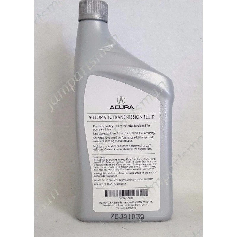 GENUINE Acura ATF DW-1 Automatic Transmission Fluid 1 fl. qt