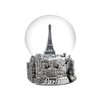Zizo Paris France Eiffel Tower Snow Globe 65mm