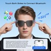 Smart Glasses,Polarized Sunglasses Built-in Mic & Bluetooth Speaker, Wireless Audio
