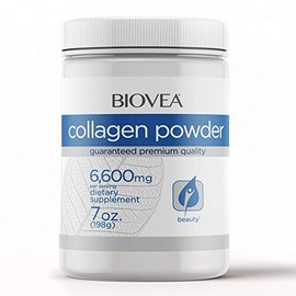 BIOVEA PÉPTIDOS DE COLÁGENO EN POLVO 6,600mg (7oz) 198g                                                                                               