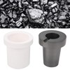 Graphite Crucible Induction Furnace DIY Quartz Melting Kit Metal Gold