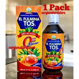 Plantimex Jarabe Para La Tos Fulmina Agave Syrup Echinacea Gordolobo Cough (0% Sugar Free)