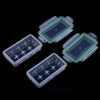 2 cajas de almacenamiento para pilas 18650 de pl¨¢stico resistente