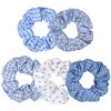 smatime 5 pieces scrunchies for hair, elastic hair bobbles, hair