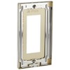Panasonic Cosmo Series Wide 21 New Metal Outlet Plate, Type