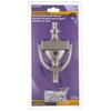 Hardware Essentials Satin Nickel Door Knocker with Viewer 7in