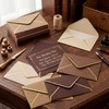 Cholemy Brown 4 x 6 Envelopes 50 Pack A6 Card