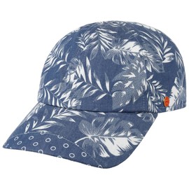 Mayser Flower Cap Baseball Cap Cotton Cap Summer Cap Women / Men - Made in The EU with Peak, Lining, Spring / Summer, denim