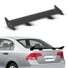 SCITOO Aluminum Universal Black Rear Trunk Spoiler Wing Exterior Accessories