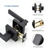 Ravinte 1 Pack Heavy Duty Door Lever Door Lock Square