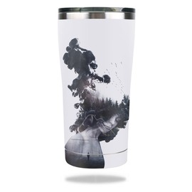 MightySkins Skin Compatible with Ozark Trail 20 oz Tumbler (2017) - Walk Through Flames | Protective, Durable, and Unique Vinyl wrap Cover | Easy to Apply, Remove, and Change Styles | Made in The USA
