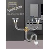 Kitchen Double Sink Downpipe Fittings, Stainless Steel | Sink Set