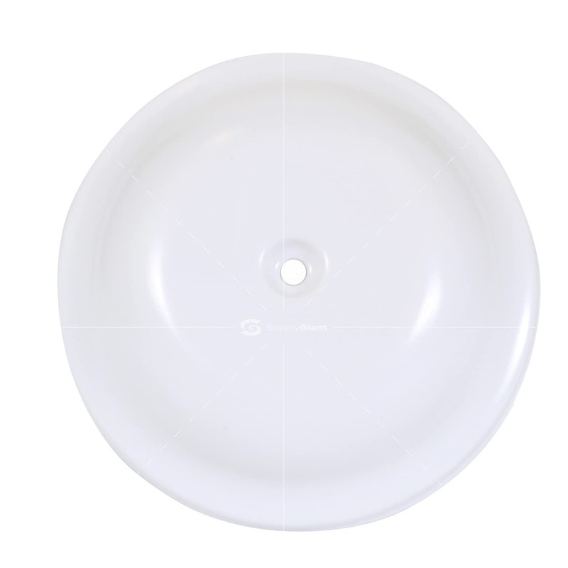 SUPPLY GIANT Bell Cleanout Cover, 7-1/4-Inch, Plastic, 7-1/4