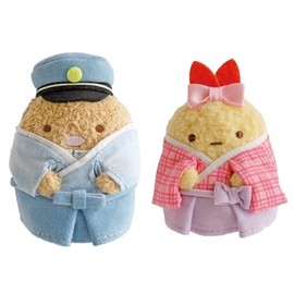 Taisho Romantic Style Tenori Plush Set (Tonkatsu & Shrimp Furano Tail)