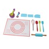 19PCS Kids Baking Set Silicone Nonstick Safe Spatula Brush Whisk