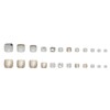 Nail Tip, Foot Nail Seal, False Nails, 24 Pieces, Cute