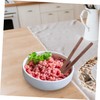 BIUDECO Wooden Mixing Stir Stick Dumpling Filling Spoon Set Cook