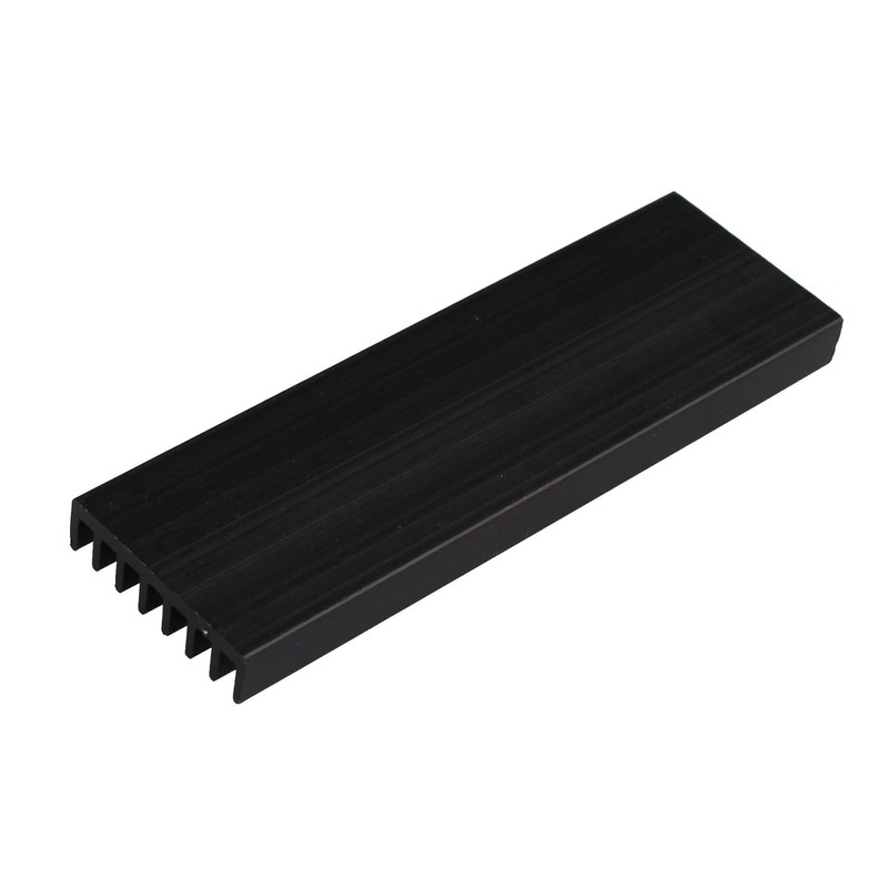 Futheda 4pcs Black Aluminum Heat Sink for M.2 Solid State