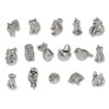 DANFORTH - Pewter Netsuke Set - Animals - 16 Pieces
